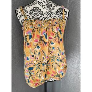 Women's Joyspun Babydoll Tank Top Short Adjustable Straps SZ Medium 8-10 Floral